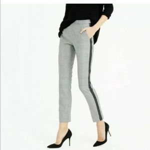 J.Crew Tuxedo Stripe Glen Plaid Martie Pant